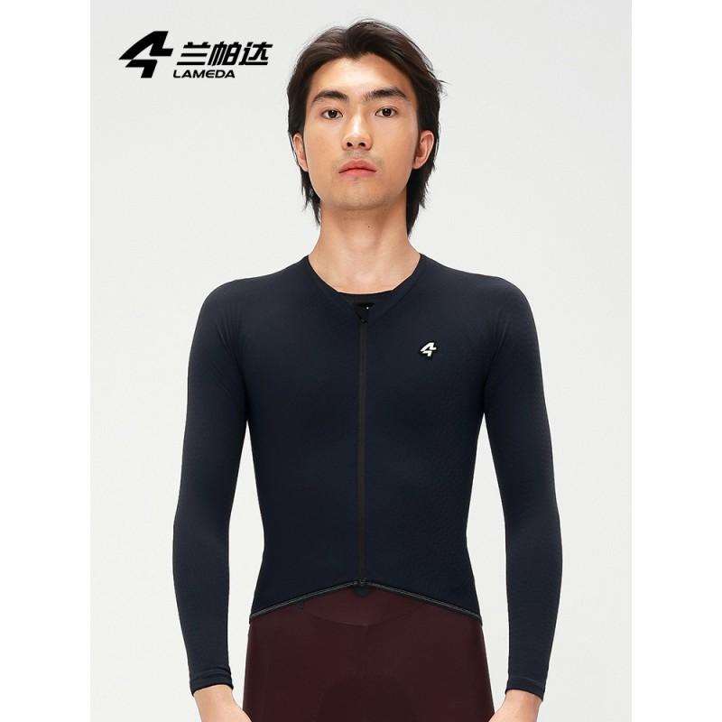 Mens Fleece Long Sleeve Cycling Thermal Top Winter Warm Base Layer S M L XL XXL XXXL