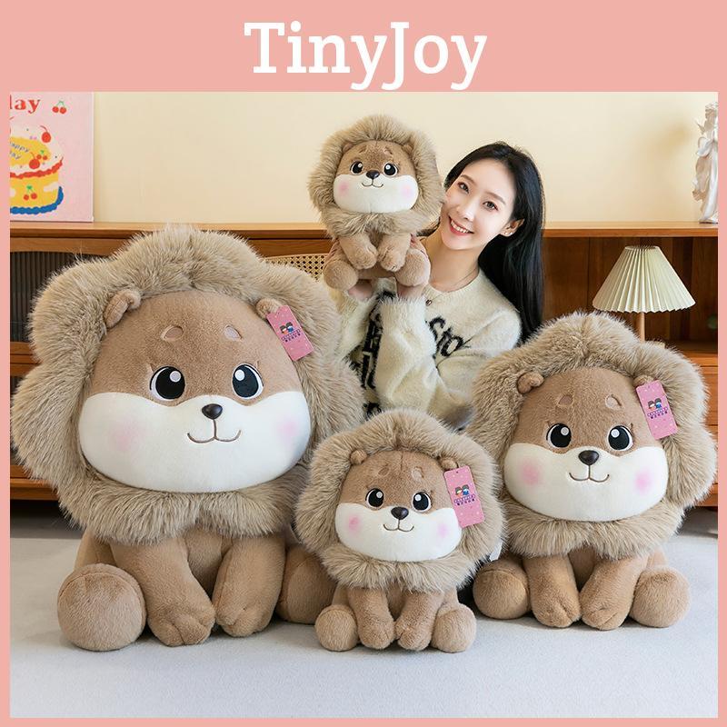 Lion Cartoon Plush Toy Animal Stuffed Doll Cute Bedroom Decoration Kids Gift