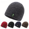 Hat Men's Winter Warm Knitted Fleece Pullover Wool Hat Thickened Korean Ear Protector Youth Cycling Men's Cotton Hat
