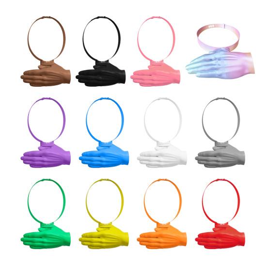 Sluneční klobouk 3D tištěný Visor na hlavu Ochrana proti UV záření Ergonomický design dlaně Nositelné Stínící čepice na hlavu s otevřeným rámem