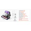 SucceBuy Mattress Vacuum Cleaner w/ 18Kpa Powerful Suction Dual Dust Bin HEPA Filter & Heating Ultrasound Handheld for Bed Sofa