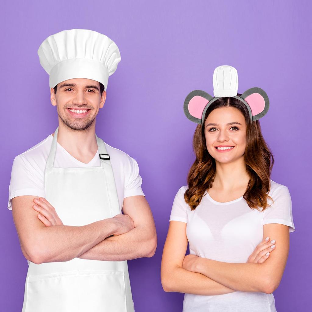 Ears Headband Chef Mouse Ears Headband For Men Women Cartoon Character Cosplay