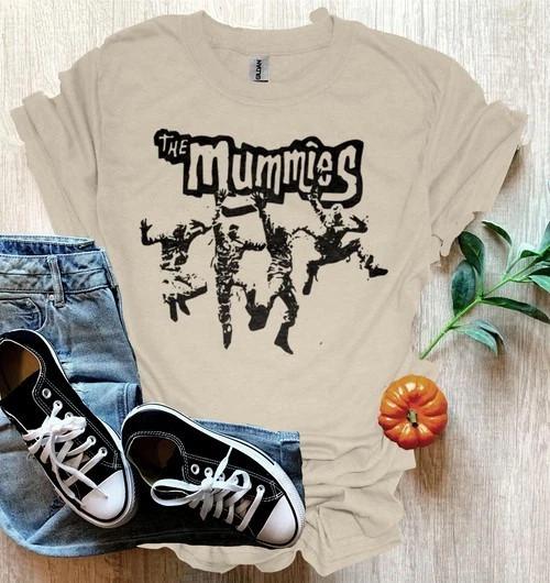 The Mummies band Halloween Gift Sand Color T Shirt Unisex T-Shirt XXXXL