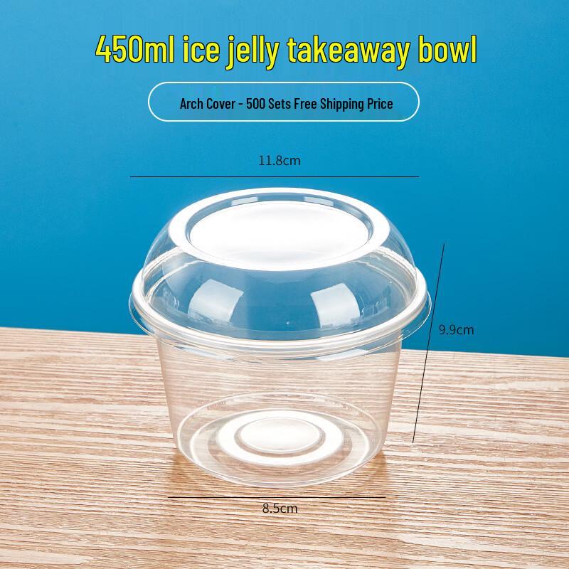 Handun Disposable Dessert Bowls with Domed Lids