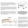 Samt-Sofa-Kissenbezug, Wohnzimmer-Ecksofa-Sitzbezug, 200 g/m², verdickter, elastischer Möbelkissenschutz