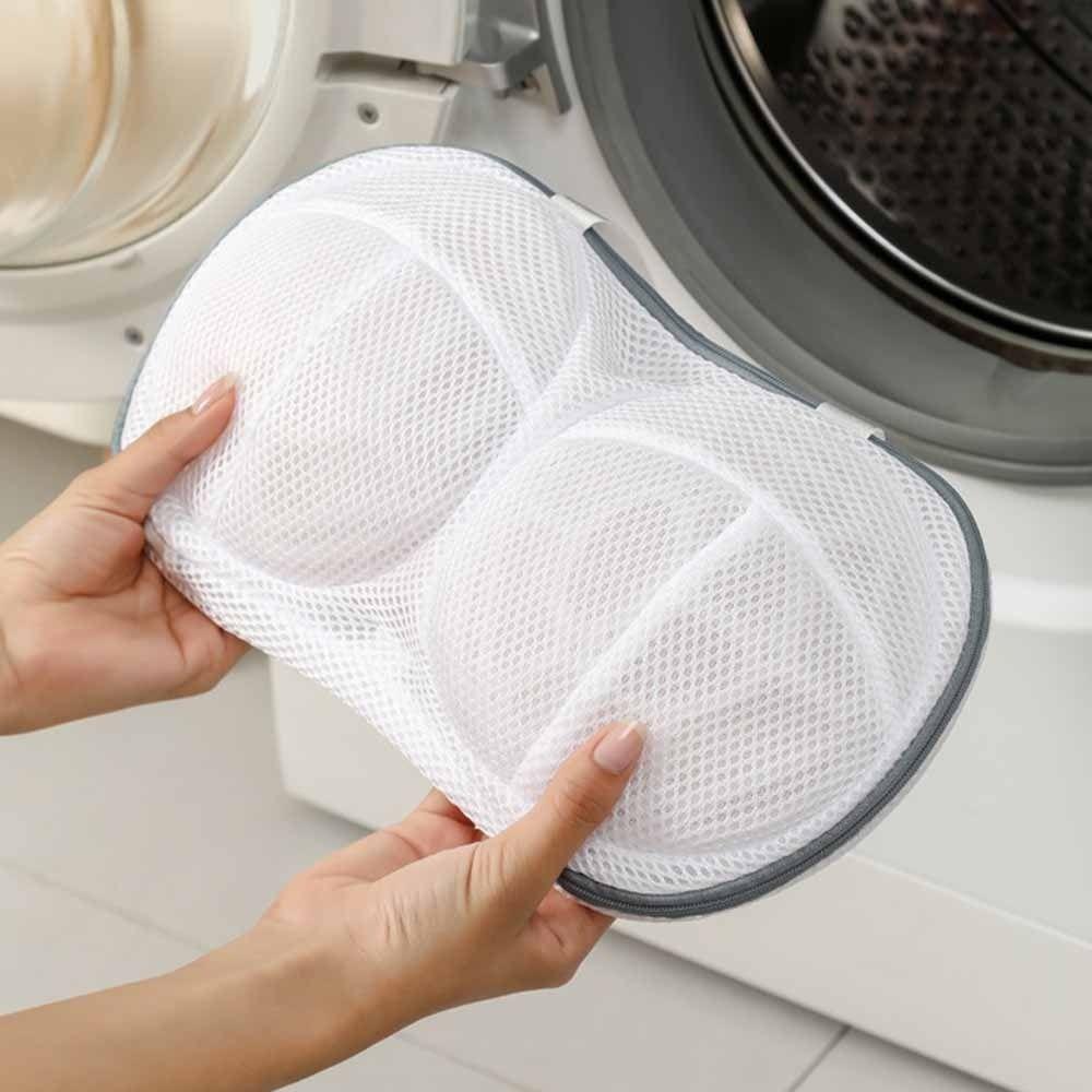 Zippered Closure Bra Laundry Bag Polyester Underwear Washing Bag Bra Mesh Bag  Underwear Cleaning