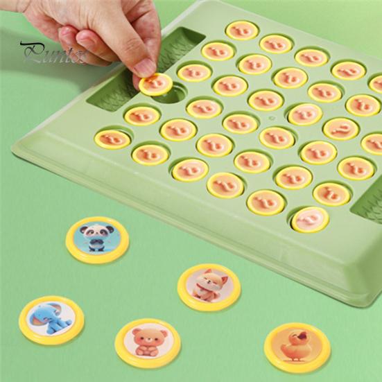 لعبة شطرنج للأطفال معكوسة، لعبة مطابقة شطرنج حيوانات كرتونية، تدريب التركيز للأطفال الصغار، لعبة تحدي الذاكرة التعليمية