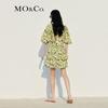MO&Co. Floral Puff Sleeve Mini Dress