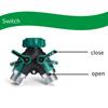 ABS Garden Hose Splitter 2 Way Y-shaped Alloy For Garden Watering Systems Connector For Garden
