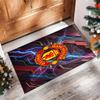 Manchester United Geprint Flanellen Vloerkleed Niet-Glijdend Zacht Polyester Vloerkleed Binnen Decoratie Mat voor Slaapkamer Woonkamer Bank