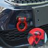 Universal ABS Car Trailer Ring Sticker Decoration Auto Rear Front Car Simulation Tow Hook Kit Racing Vehicle Towing Hook