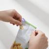 Rose Flower Potato Chip Clips 5 Pieces With Magnetic Storage Box Potato Chip Snack Sealer Cute And Beautiful Kitchen Decoration