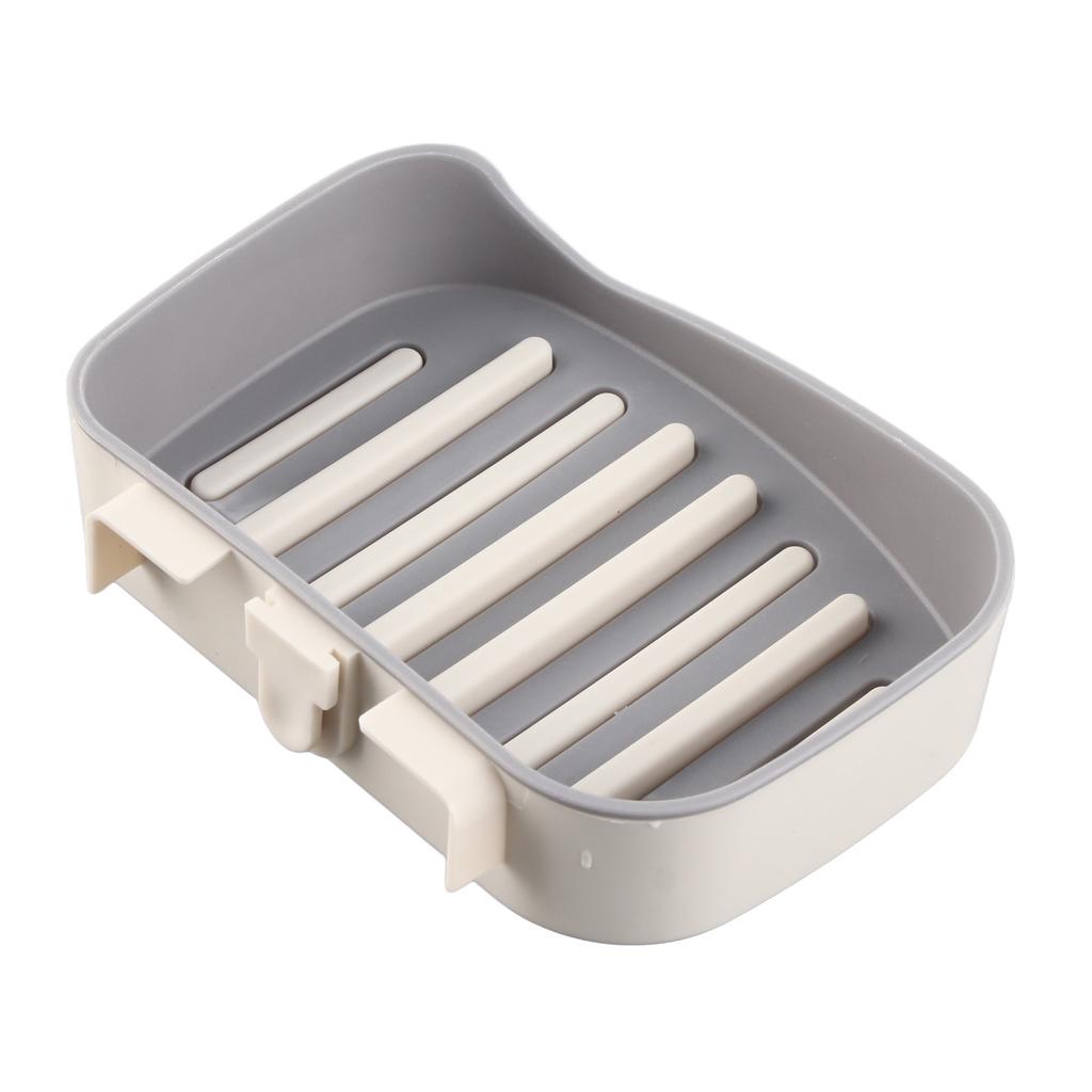 Bathroom Soap Dish Wall Mounted Plastic Soap Storage Plate Tray Organization Bathroom Accessories