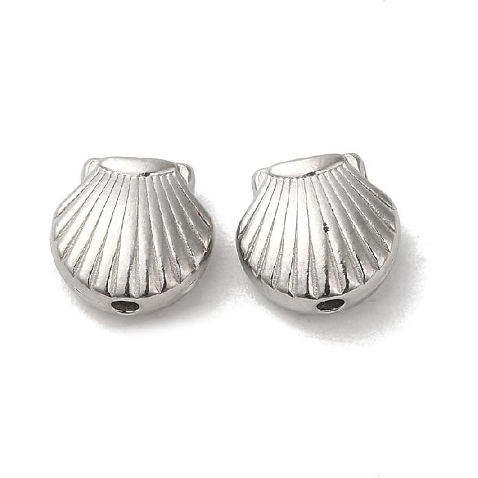 LiQunSweet 20 Pcs 18K Gold Plated Heart 304 Stainless Steel Beads Lovely Heart Spacer Loose Beads for Valentine's Day Gifts DIY Jewelry Craft