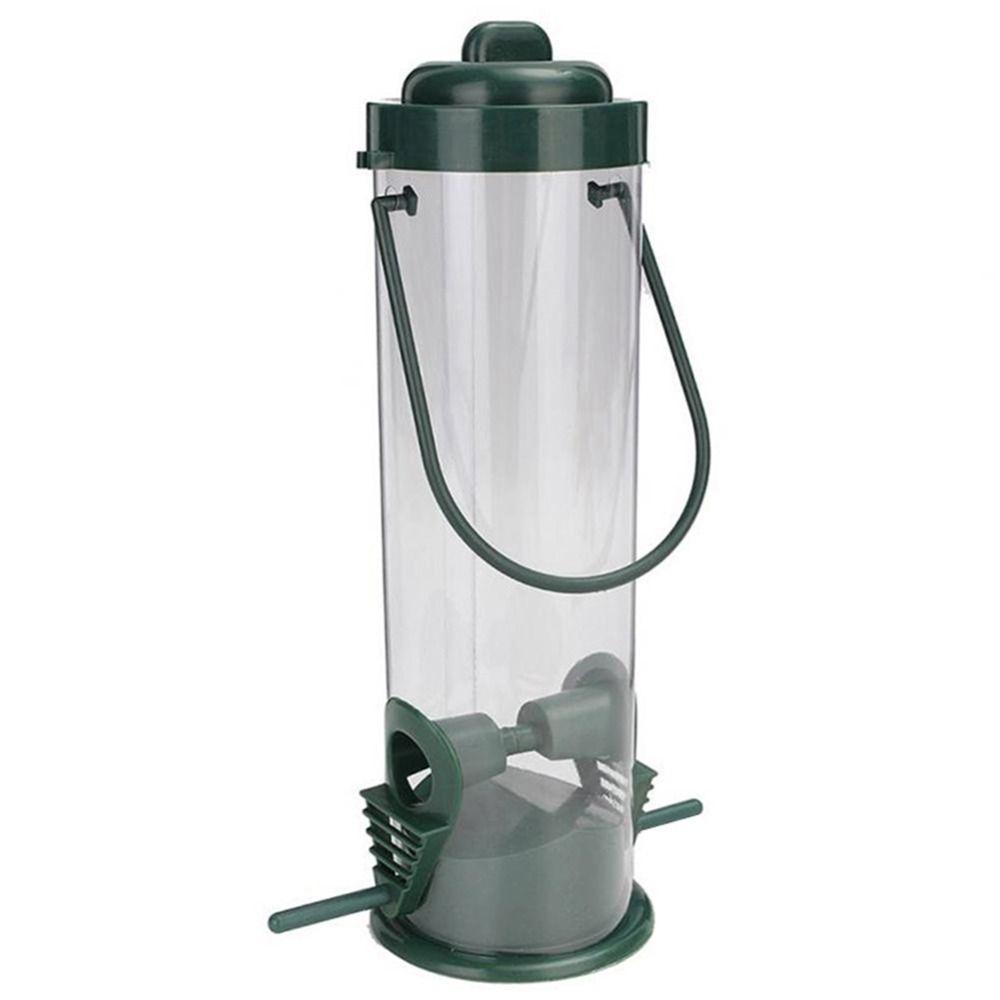 

Прочные товары для питомцев Попугай Комнатный Пластиковый Кормушка для питомцев Контейнер для еды Кормушка для птиц Коробка для корма для птиц зелёный