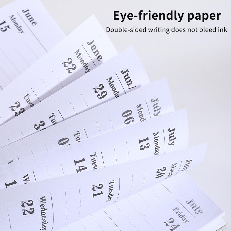 2026 English A6 Weekly Planner - Portable Pocket Diary & 365-Day Efficiency Notebook