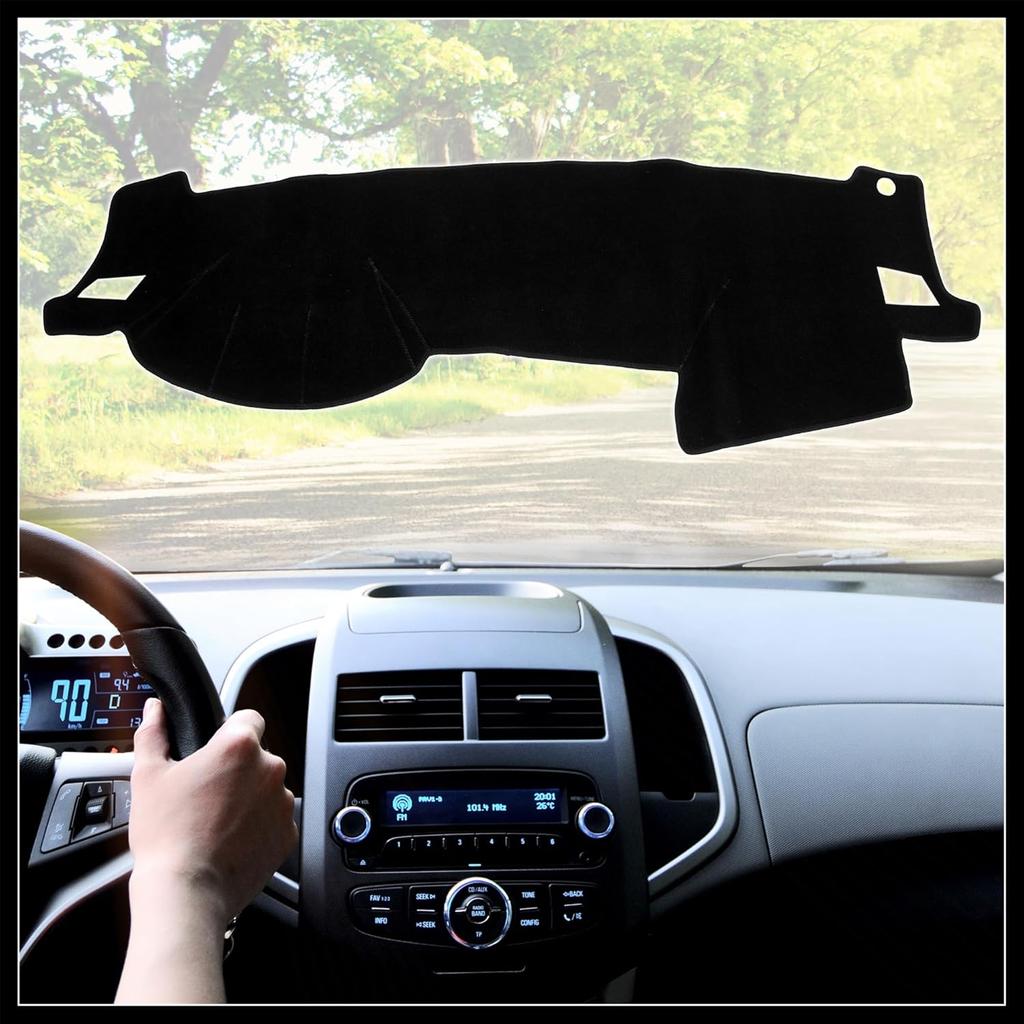 Polyester Dashboard Cover Mat Protector Non Slip Mat Carpet Replacement for Subaru Legacy Outback 2005-2009 Replacement Durable Material