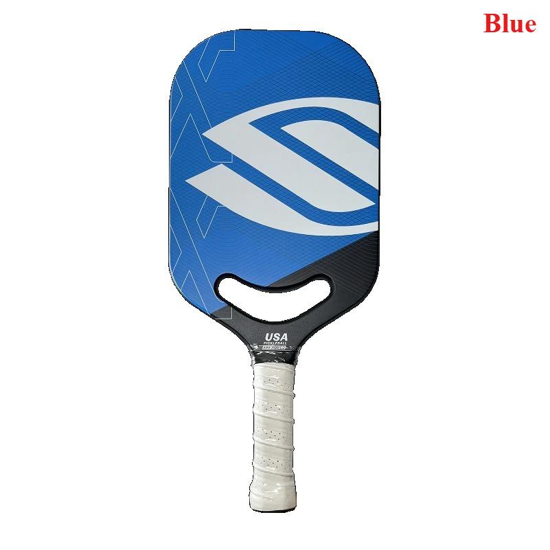 T700 Carbonfaser Pickleball Schläger, Thermogeformte Oberfläche mit endlosen lächelnden Löchern, USAPA-zugelassen für Turnierwettbewerbe