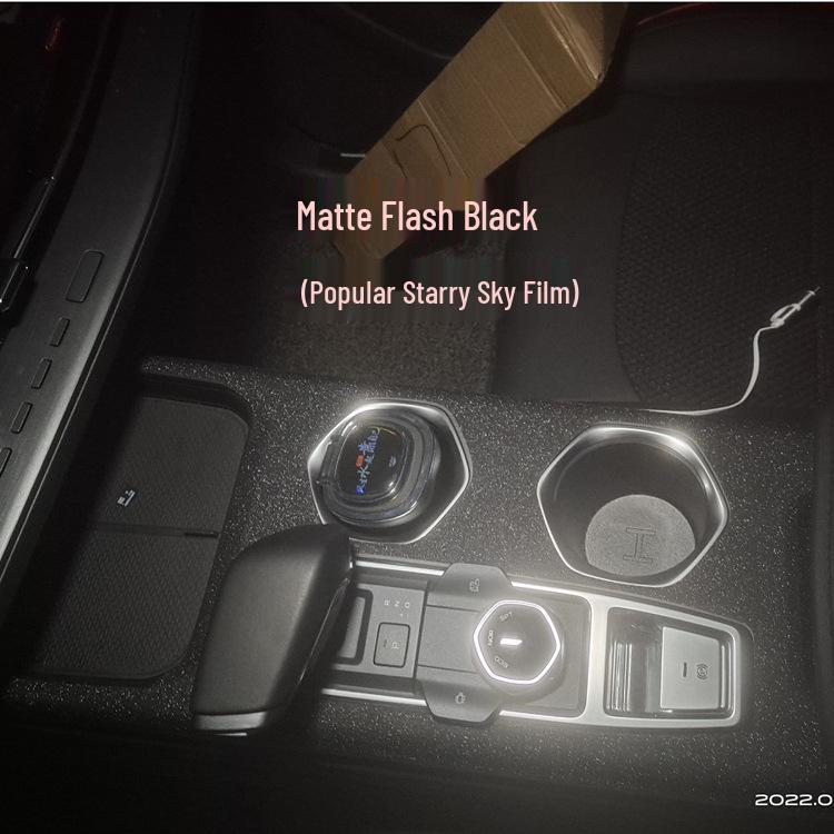 Carbon Fiber Interior Stickers for Changan CS55PLUS 2nd Gen: Gear & Console Trim