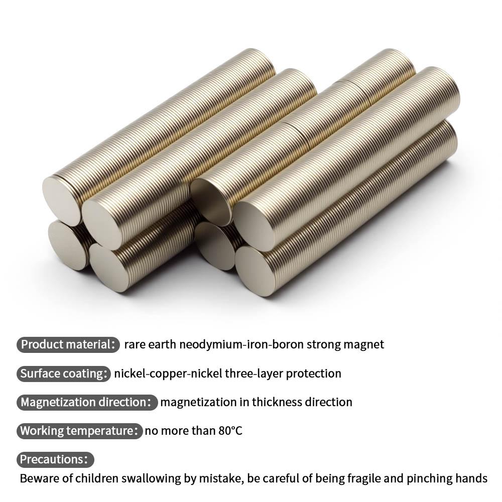 15x1mm Super Strong Neodymium Magnet N35 NdfeB Permanent Magnetic imanes Round Powerful Magnets Refrigerator Magnet