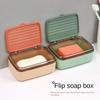With Cover Soap Case Portable Drain Dish High Quality Soap Box  Outdoor Travel
