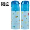 Skater Children's Water Bottle, 2-Way, 470ml (Direct Drinking) or 430ml (Cup Drinking), Sanrio "I'm Doraemon" Gingham Design, Stainless Steel,