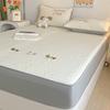 Sleeping Grid Home Cool Feeling Silk Embroidered Latex Cooling Mat