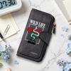WILD LIFE Printed Long Wallet Fashion Portable Card Holder Multi Slot Purse