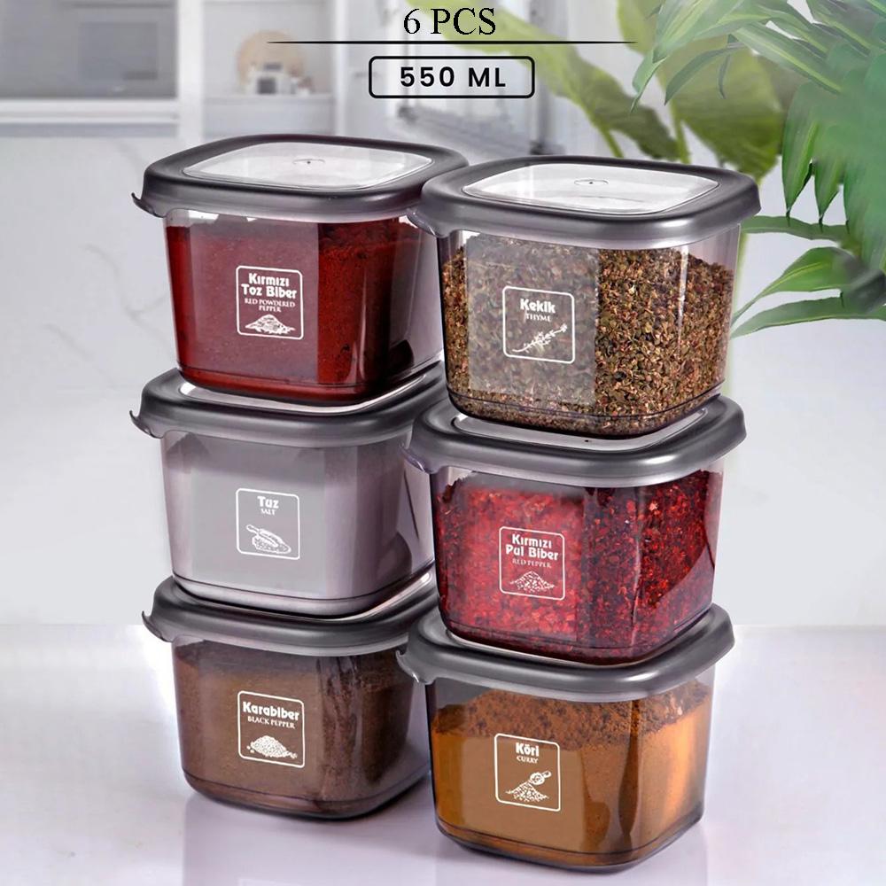 Luftdichte Lebensmittelaufbewahrungsbehälter-Sets – Transparenter BPA-freier Vorratskammer-Organizer, Stapelbare auslaufsichere Snackgläser für die Küche