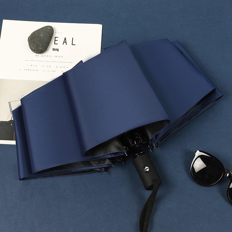 Luxury Fully Automatic Folding Umbrella for Women & Men - Sunshade, Sunscreen, and Business Advertising Parasol.