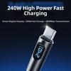 1.2m/1.8m 240W Super Charging Cable Type-C To Type-C Type-C Cable Durable Charging Cable Adapter