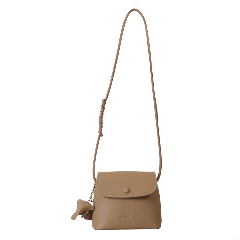 Niche Retro Mobile Phone Bag for Women In Autumn and Winter Fashion Texture One-shoulder Crossbody Bag Versatile High-end Bucket Bag