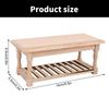 Miniature Sturdy Wood Table for Dollhouses Decoration and Girls' Role Playing Toy In 1 12 Scale Daily Casual Use