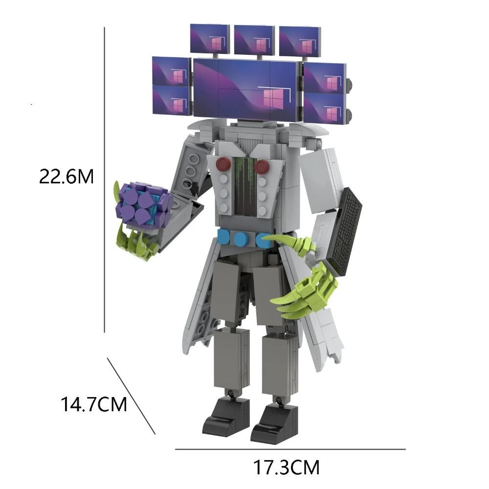 Guitar Audio Monitor King 4.0 Brick Titan New Series Skibidi Toilet ClockMan 5.0 Building Blocks Set Toys For Birthday Gift