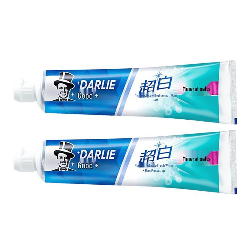 

Darlie Extra White Mineral Salt Multi-Care Toothpaste Twin Pack