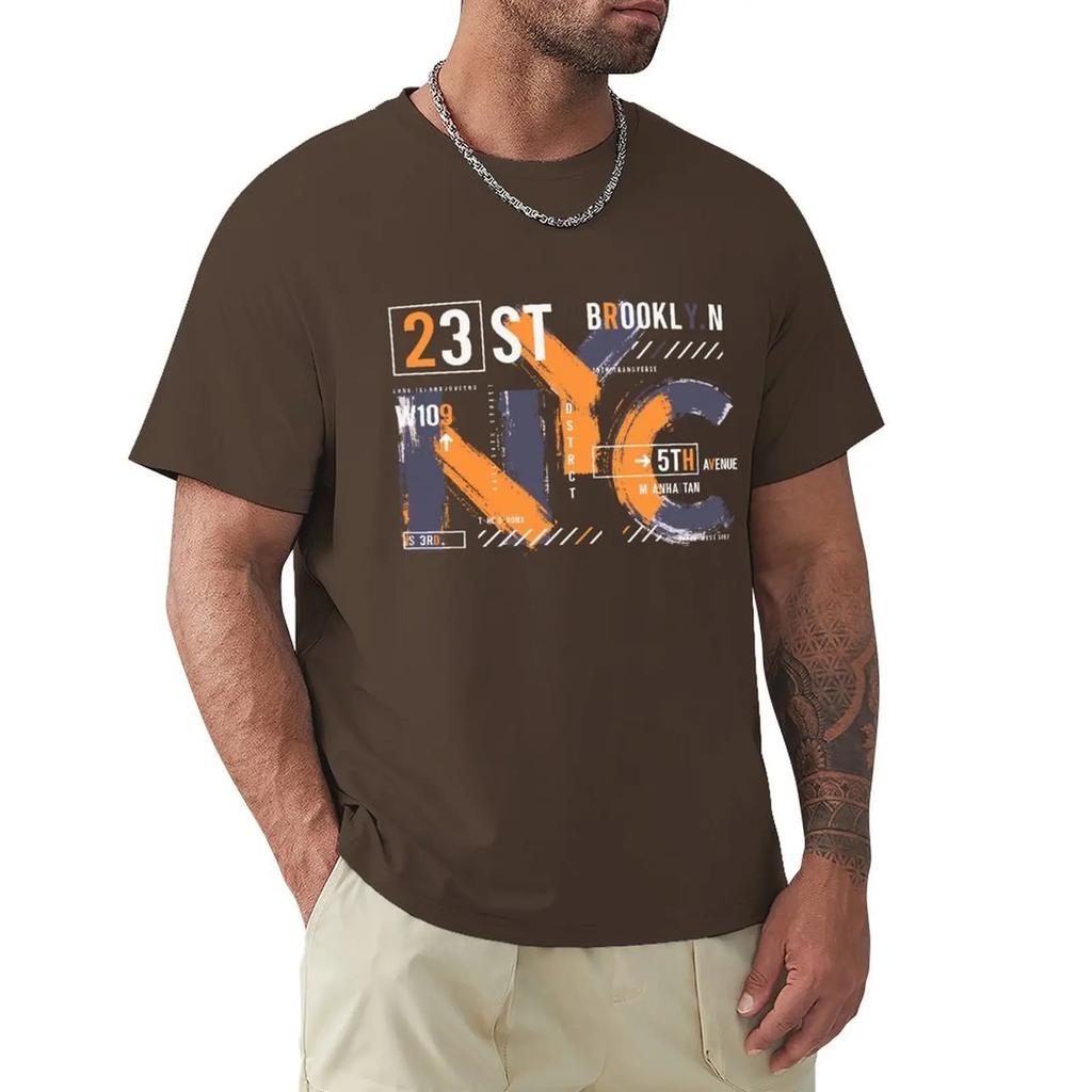 New York City Urban Stylish Graphics NYC T Shirt Harajuku Short Sleeve T-shirt 100% Cotton Graphics Tshirt Tops