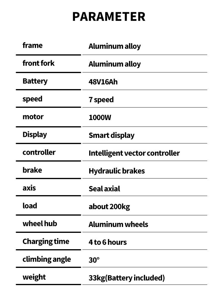 BURCHDA R7Pro Elektrofahrrad 20" Fat Tire E-Bike 48V/16Ah Akku 7 Gang E-Mountain Schnee Fahrrad Erwachsene Urban City Klapprad