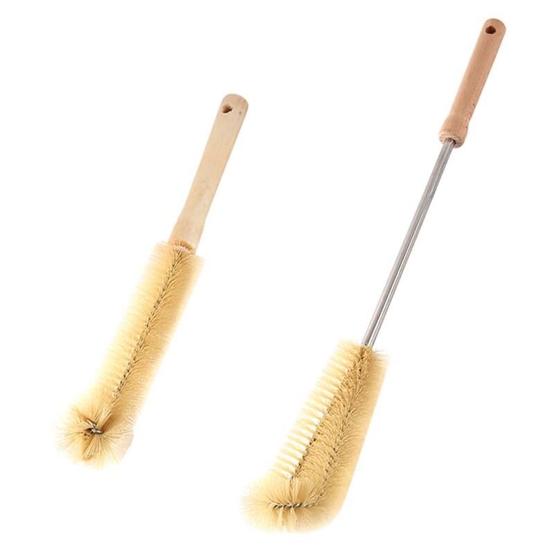Versatile Wooden Handle Bottle & Cup Cleaning Brushes