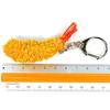 Coconut Accessories Every Time You See It Your Stomach Growls Fried Shrimp Food Sample Keychain Cute Interesting Souvenir Gift 251OK