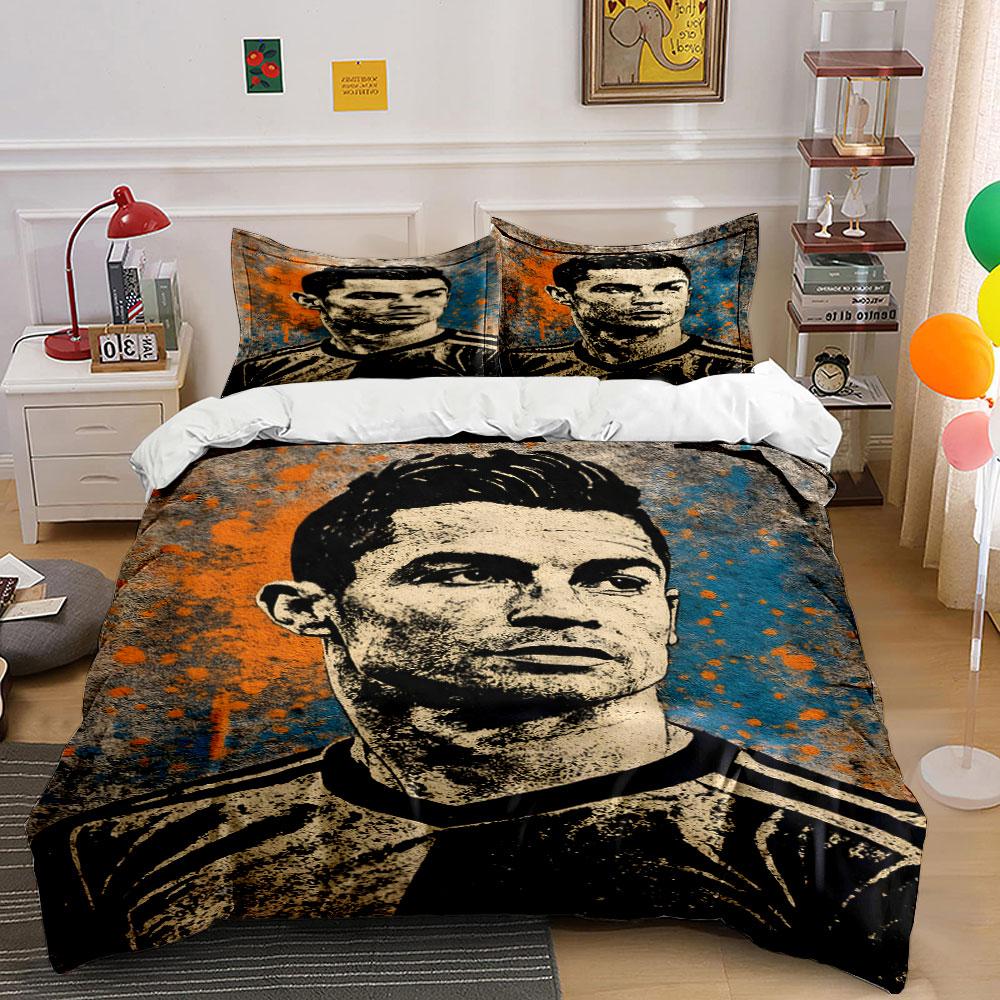 Portraits with abstract splashes. Bedding sets Duvet cover sets Duvet covers Pillowcases(1 * Duvet Cover 2 * Pillowcases without duvet insert)