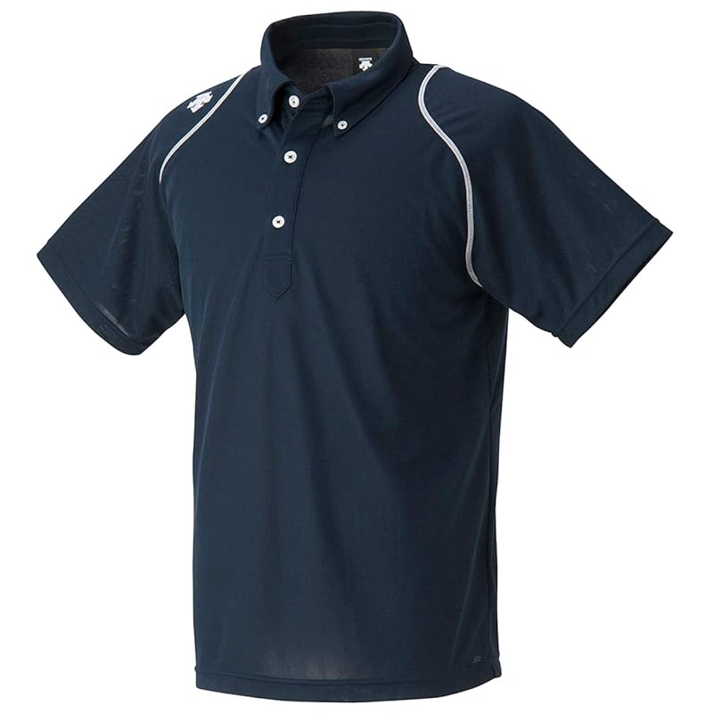 

[DESCENTE] button down polo shirt Sweat absorption quick drying DTM-4600B UNV S