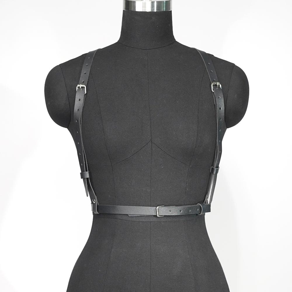 Moda Cinghia Pettorale Corsetto Bretelle Per Donne Body Harness Lingerie Gotica Abbigliamento Fetish Cinghia Accessori Donna