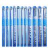 22Pcs Stainless Steel Single Pointed Knitting Needle 25.0cm Long Straight Single Pointed Knitting Needle with Bag
