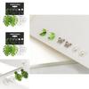 Fashion Forward Acrylic Leaf Earrings For Women European American Style With Butterfly Pattern