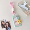 Star Pendant Photos Protective Cover Sliding Cover ID Card Storage Cute Students Card Holder
