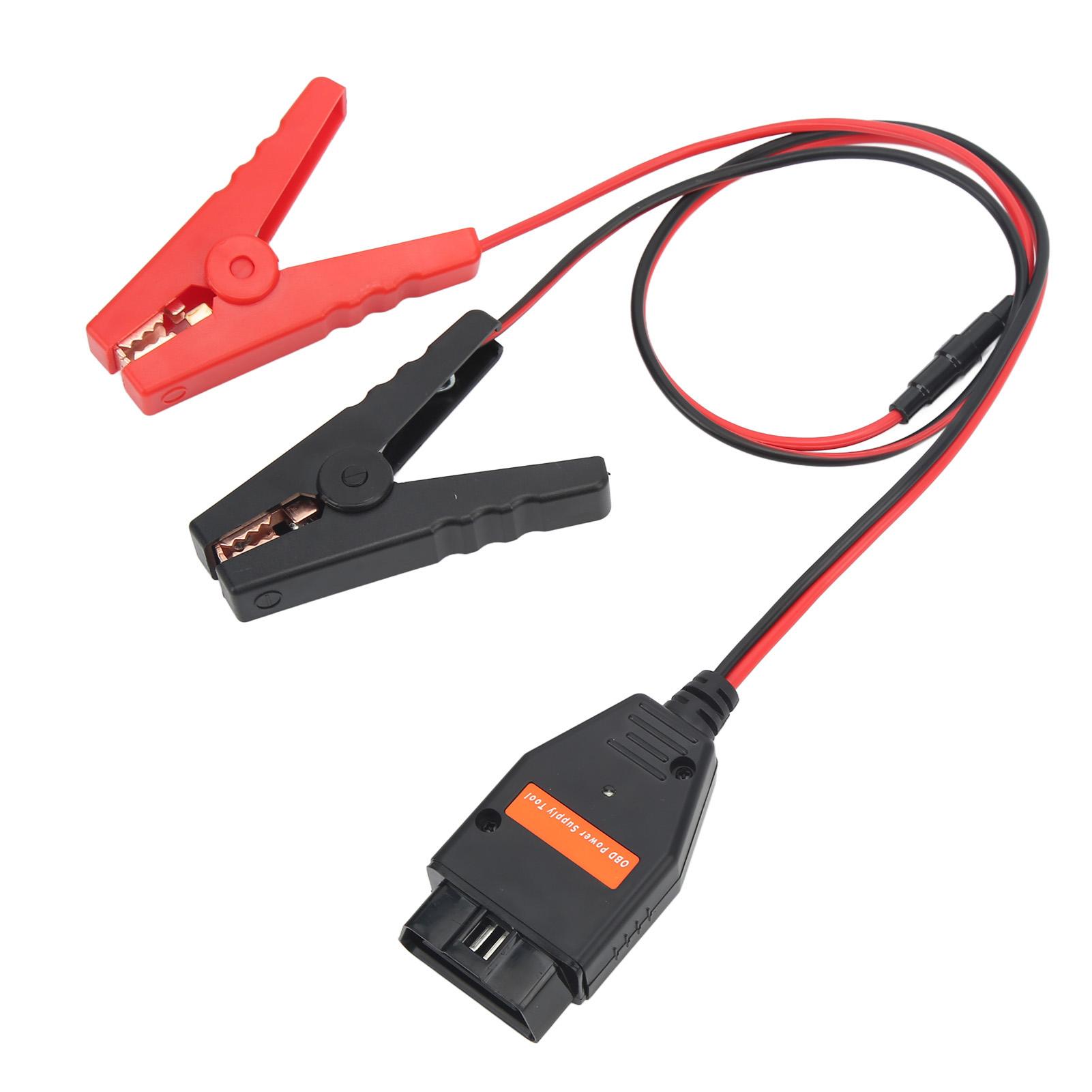 Car OBD2 ECU Connector Emergency Power Supply Cable Memory Saver Battery Replace Tool Universal for Auto