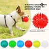 Thickened Pet Toy Sound-activated Ball for Dogs - A Round Toy with A Sound-producing Feature for Dogs To Chew and Clean Their Teeth.