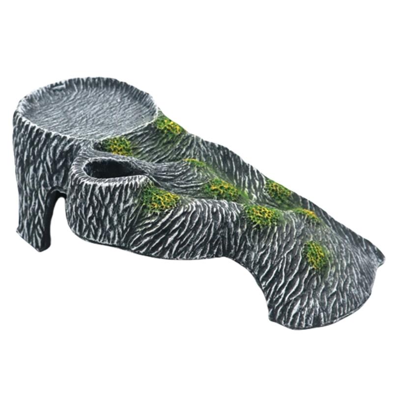 

Платформа для купания Ландшафтное украшение Каменная пещера Убежище Аквариумы Убежища Пейзаж X3UC