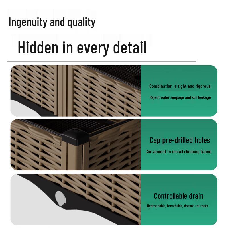 Original Starting Point Mobile Outdoor Planter Box