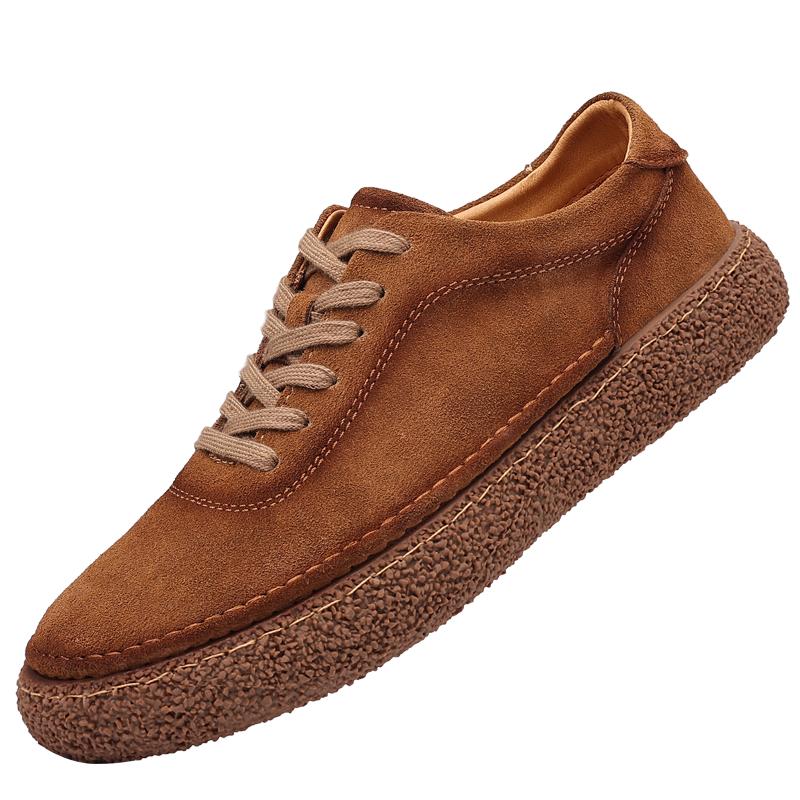 

Модные мужские высокие повседневные туфли, дышащая дизайнерская обувь, замшевые кожаные мокасины, деловая офисная обувь для мужчин, мокасины для вождения, плюшевые 38 коричневый